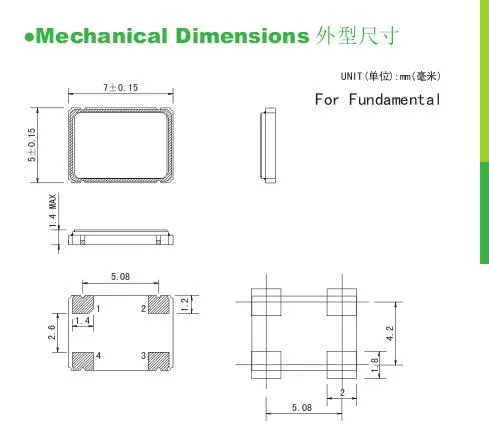 1pcs 4Pin 3.3v-5v Active SMD Crystal Oscillator 5*7 5070 7050 8MHZ 10MHZ 20MHZ 24MHZ 25MHZ 27MHZ 30MHZ 40MHZ 48MHZ 50MHZ 60MHZ