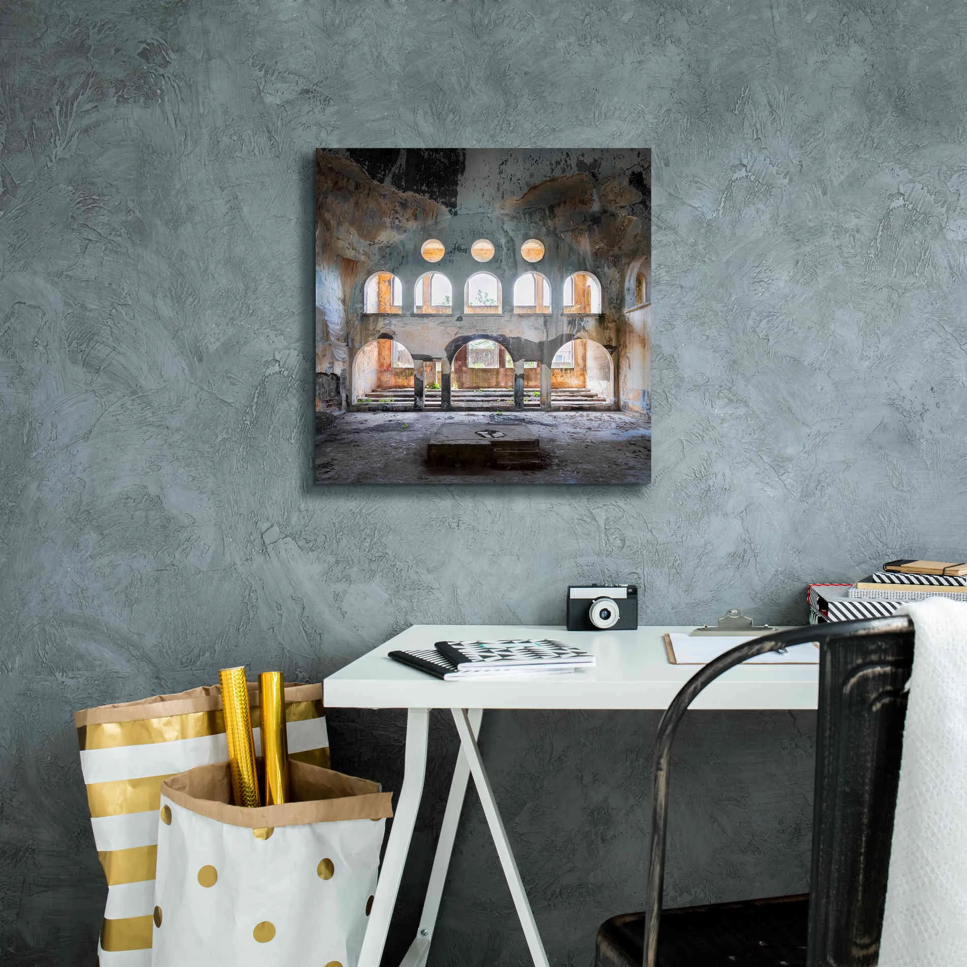 'Abandoned Synagogue' by Roman Robroek Giclee Canvas Wall Art