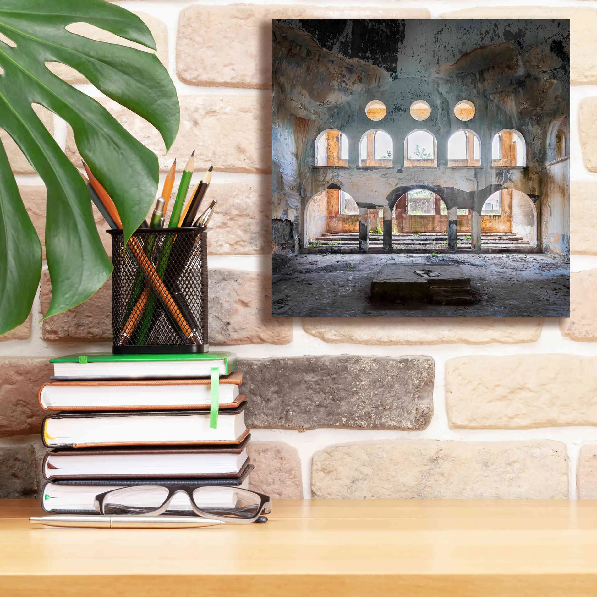 'Abandoned Synagogue' by Roman Robroek Giclee Canvas Wall Art