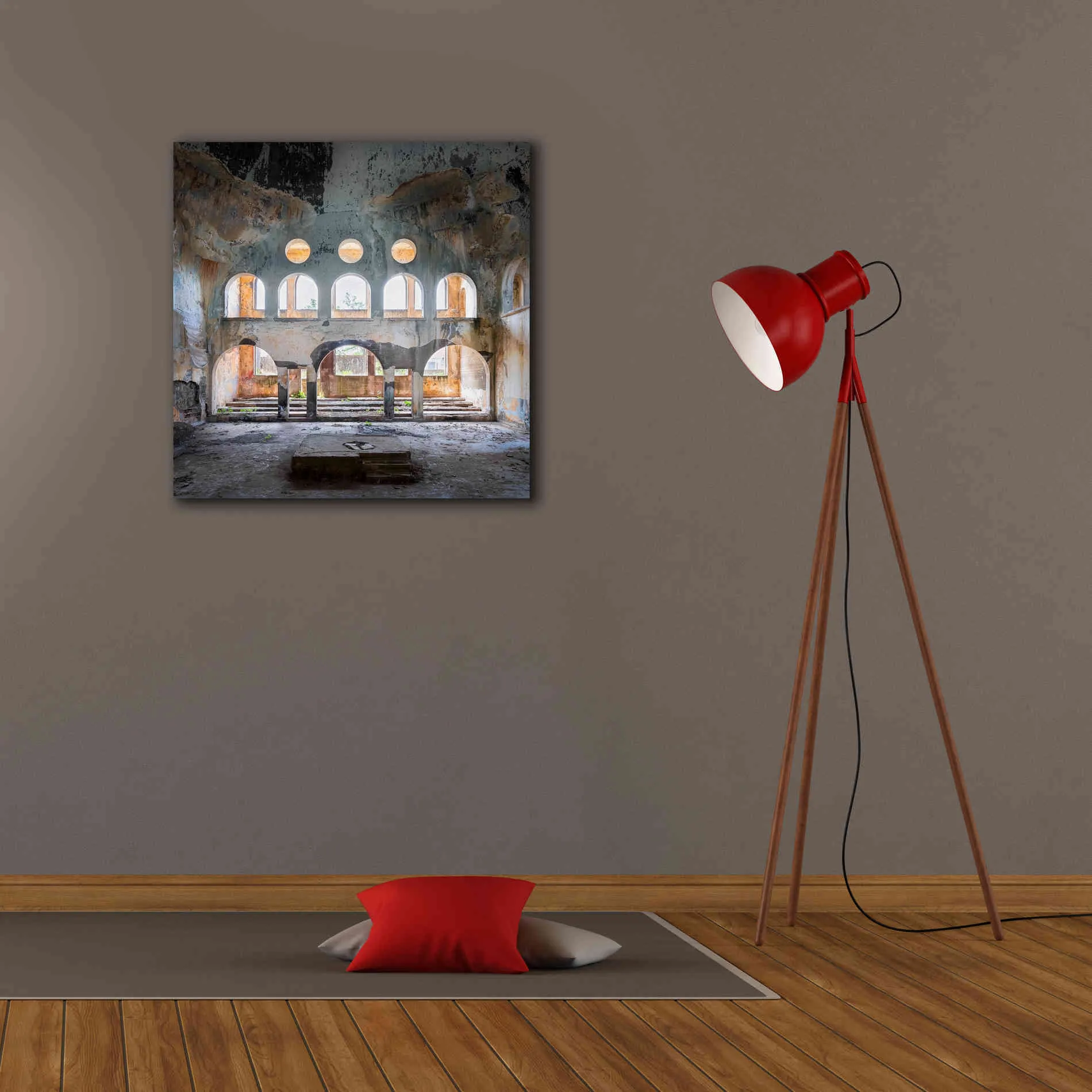 'Abandoned Synagogue' by Roman Robroek Giclee Canvas Wall Art