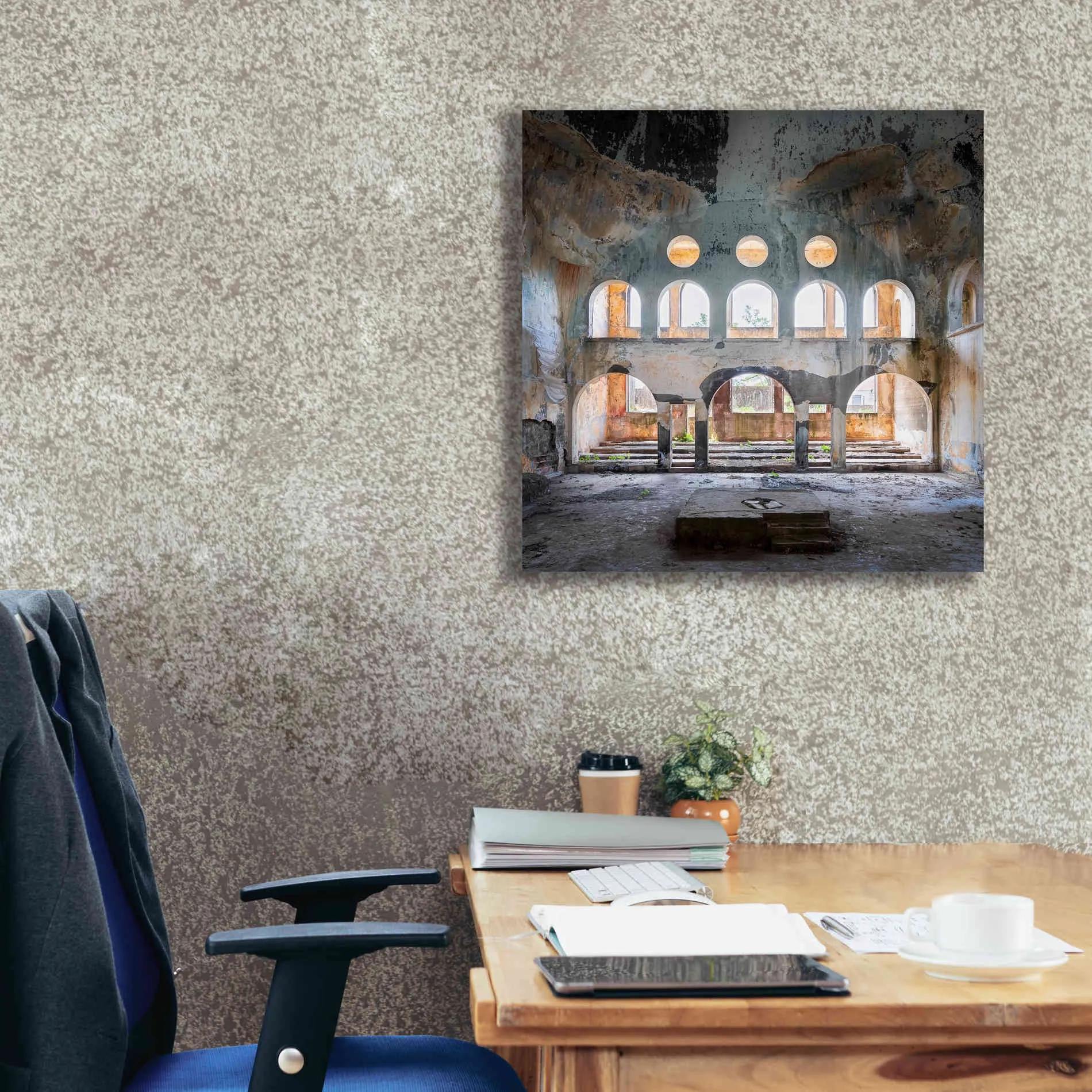 'Abandoned Synagogue' by Roman Robroek Giclee Canvas Wall Art