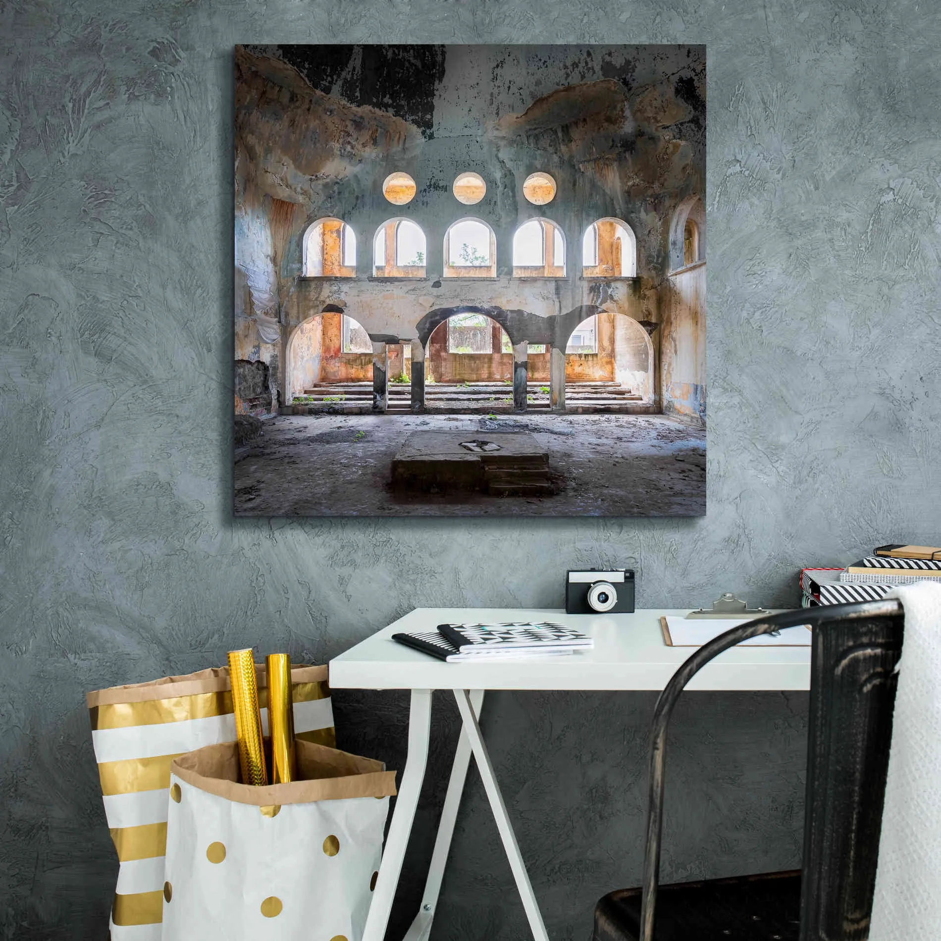 'Abandoned Synagogue' by Roman Robroek Giclee Canvas Wall Art