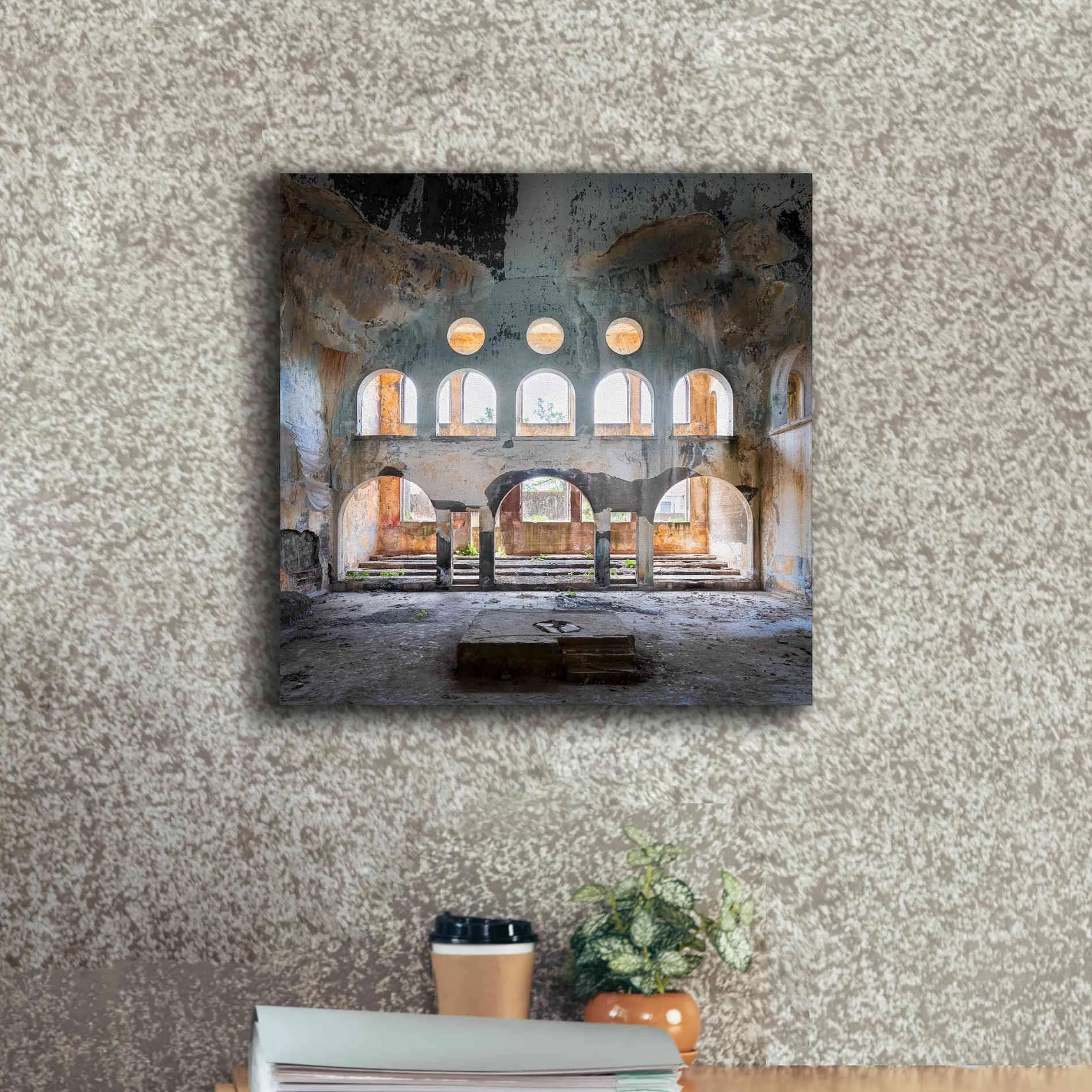 'Abandoned Synagogue' by Roman Robroek Giclee Canvas Wall Art