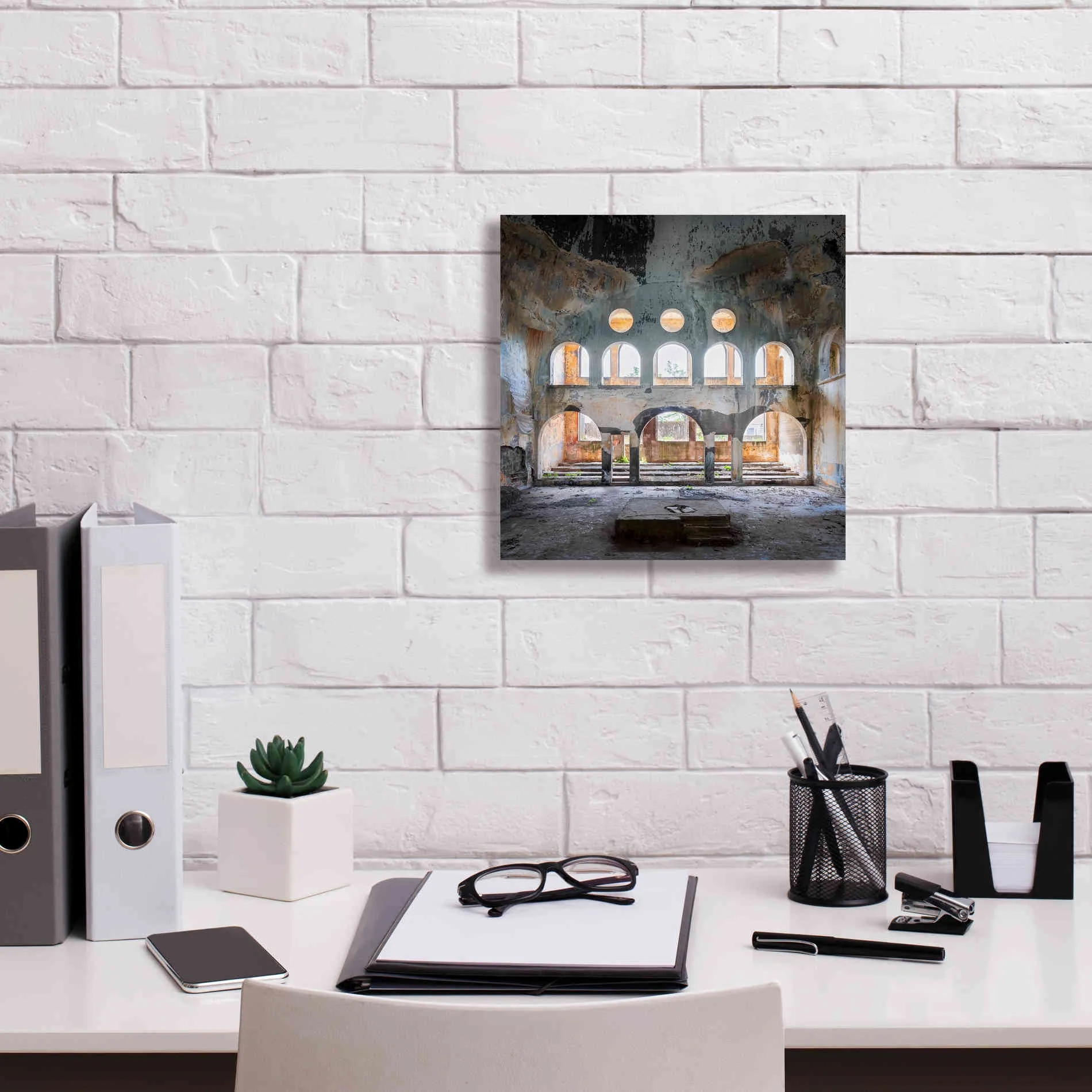 'Abandoned Synagogue' by Roman Robroek Giclee Canvas Wall Art