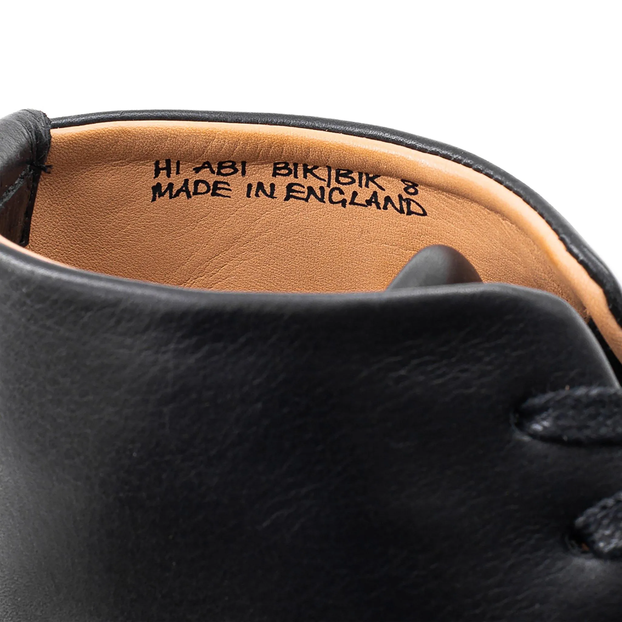 Abington Hi Toe Cap - Black Calf