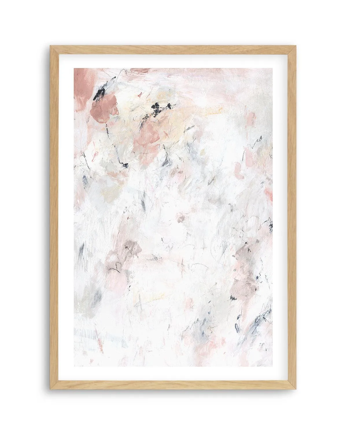 Abstract Blush I Art Print