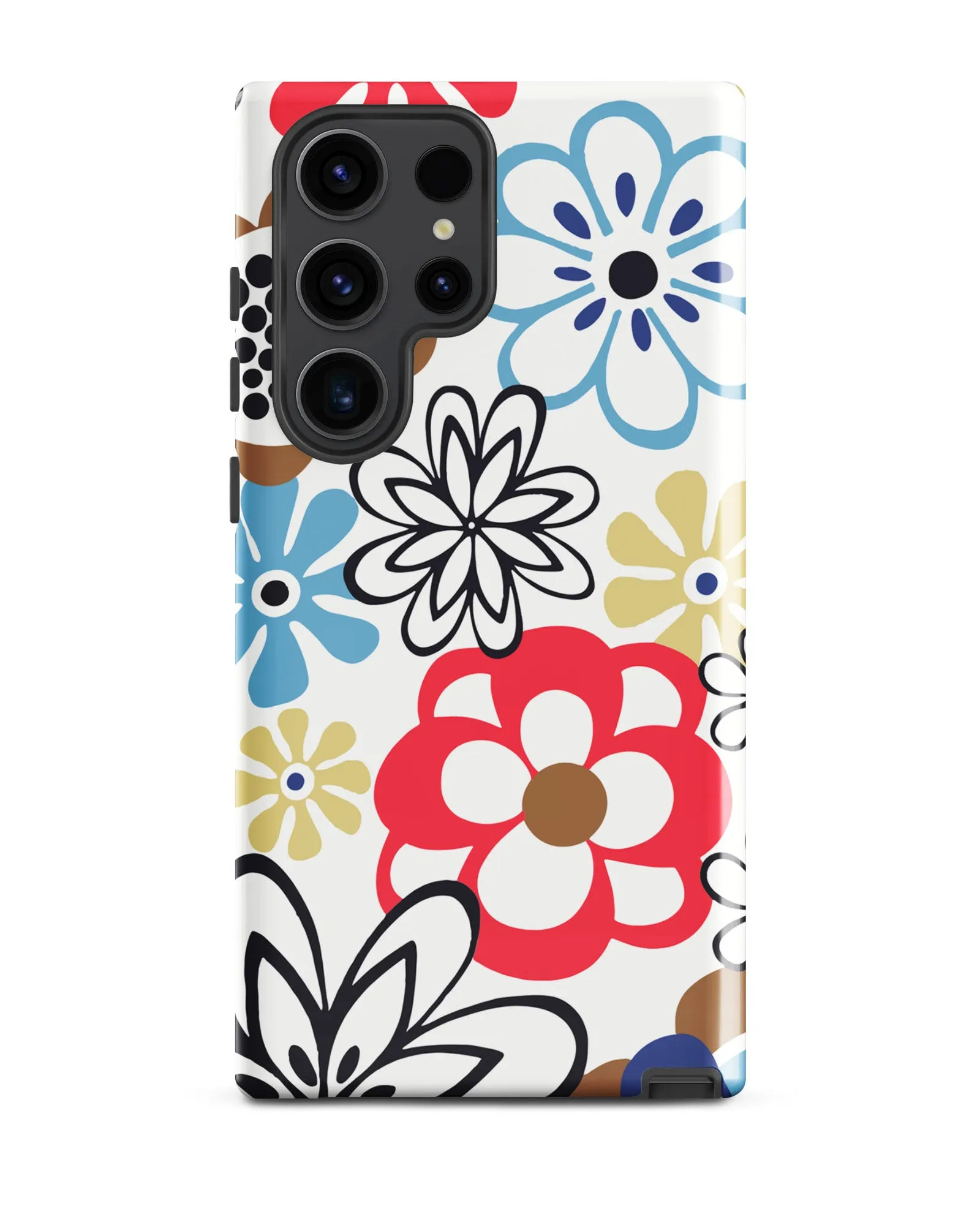 Abstract Floral Cabin Case for Samsung®