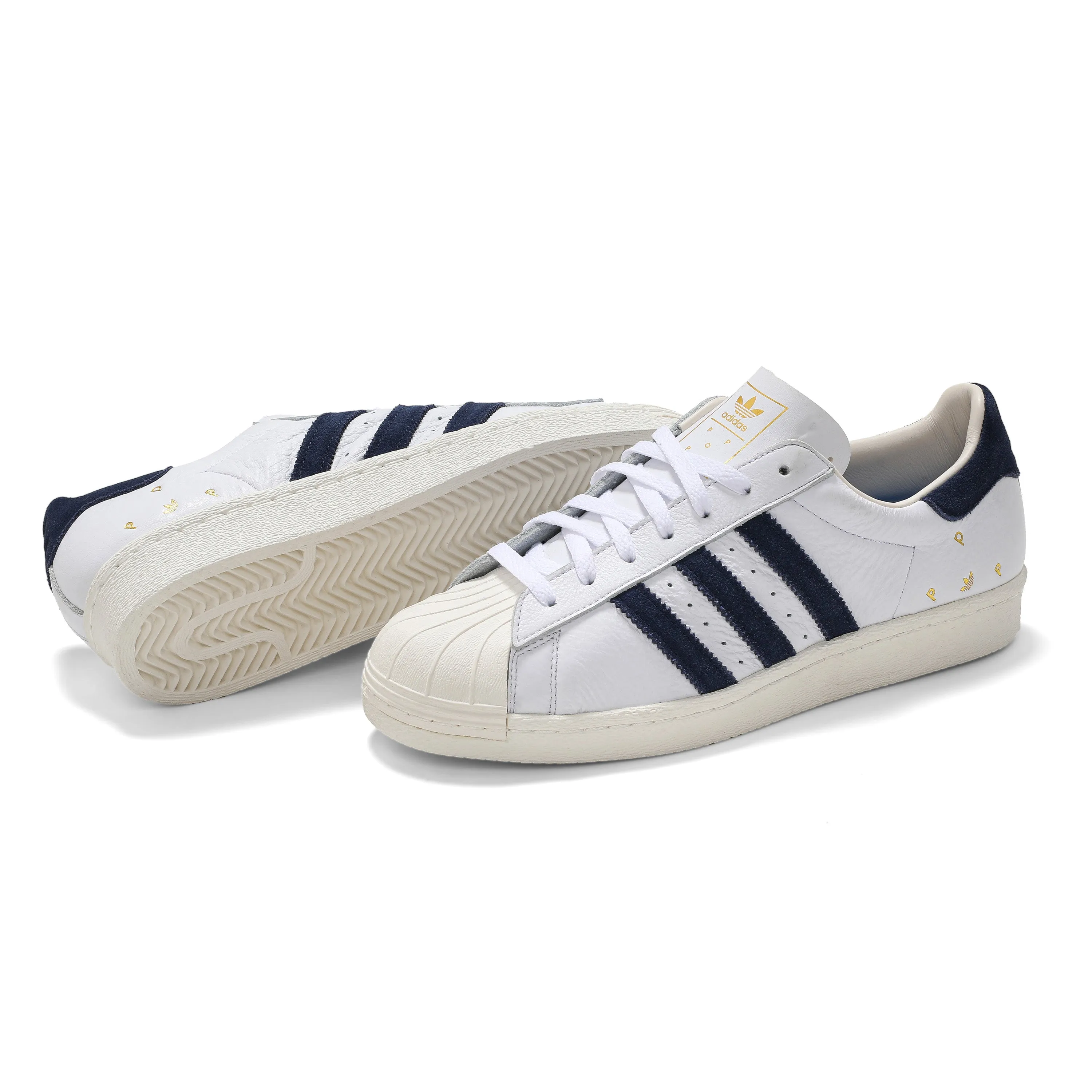 ADIDAS X POP TRADING CO. SUPERSTAR ADV WHITE/NAVY