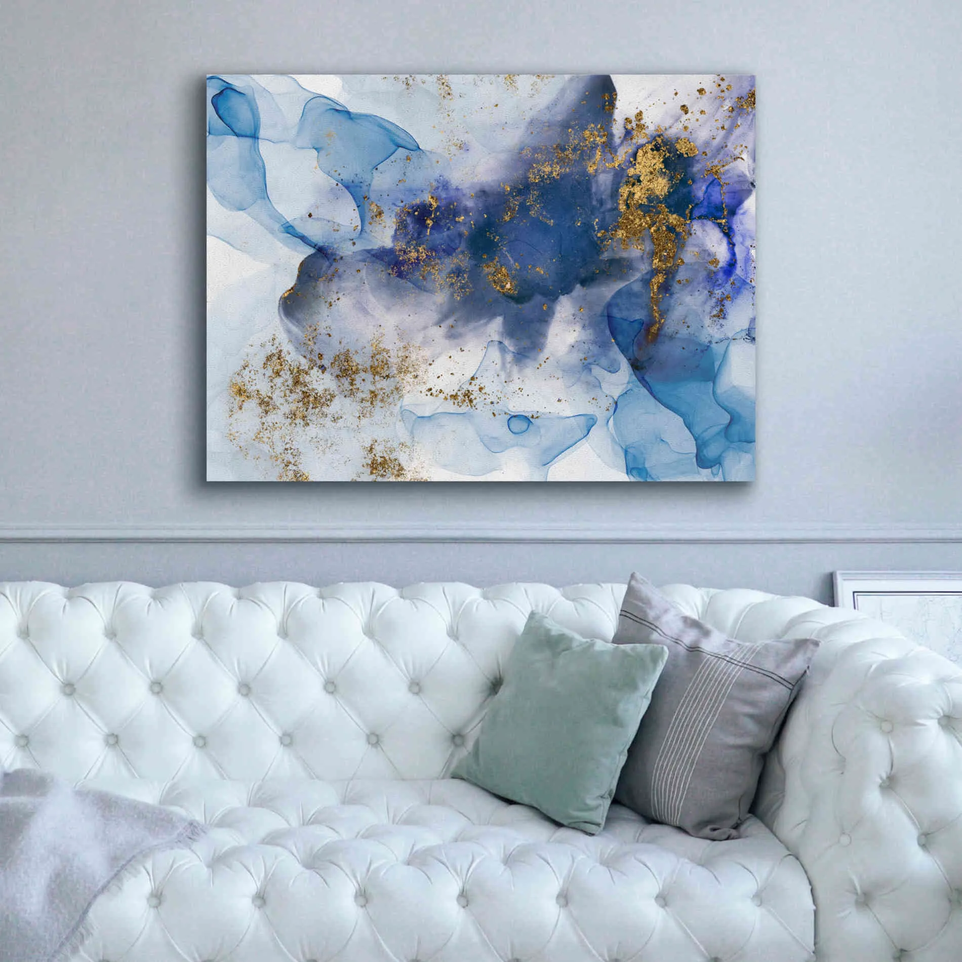 'Alcohol Ink Fantasy VI' by Andrea Haase Giclee Canvas Wall Art