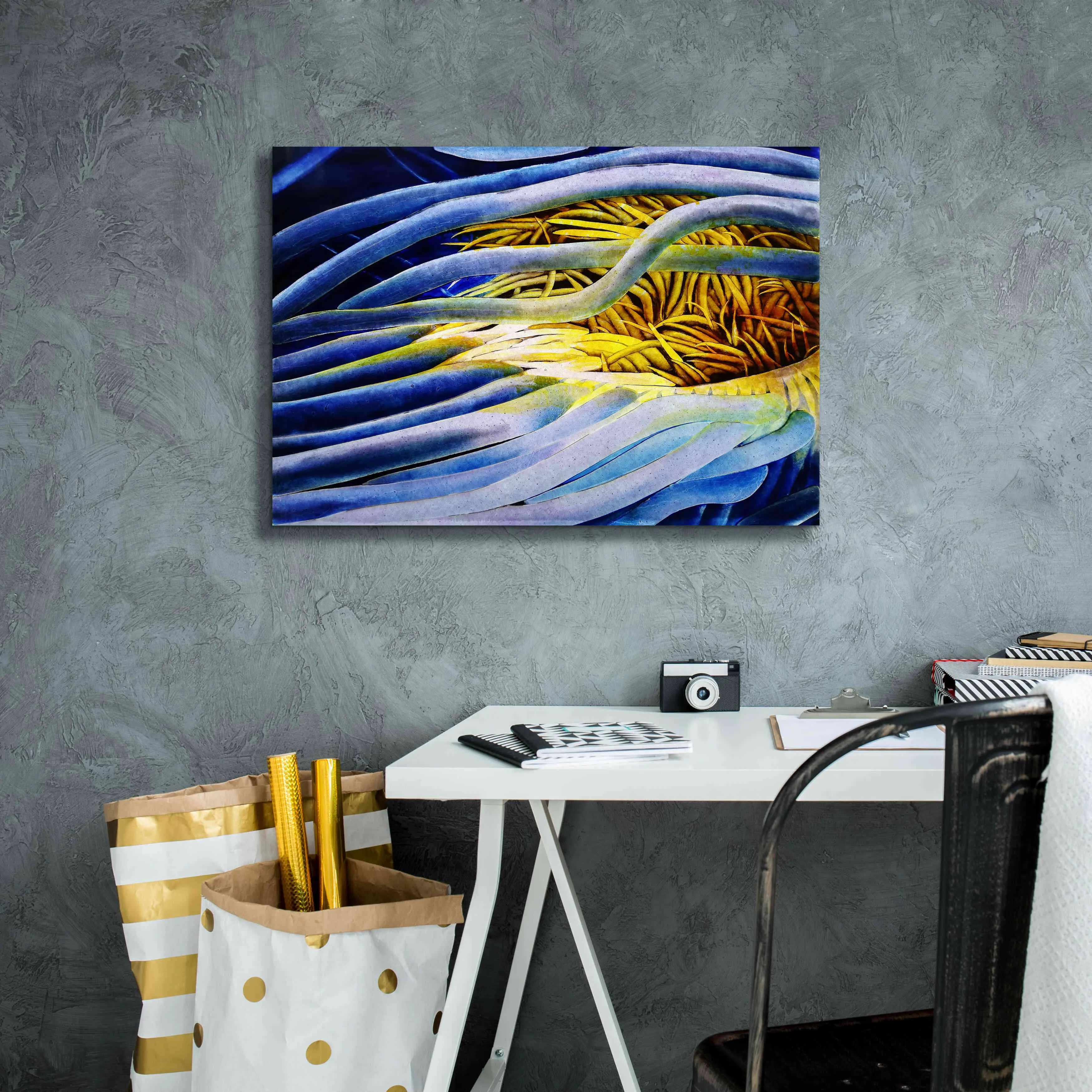 'Anemone Cerianthid' by Rita Shimelfarb, Giclee Canvas Wall Art