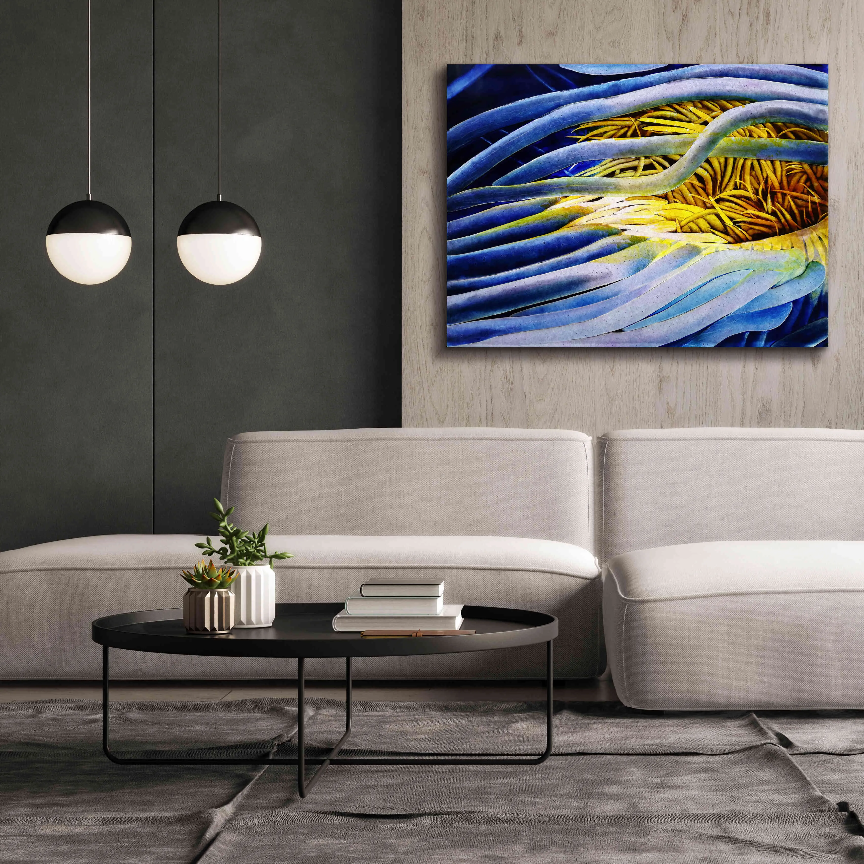 'Anemone Cerianthid' by Rita Shimelfarb, Giclee Canvas Wall Art