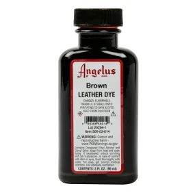 Angelus Leather Dye Brown #014 3Oz/88.72Ml