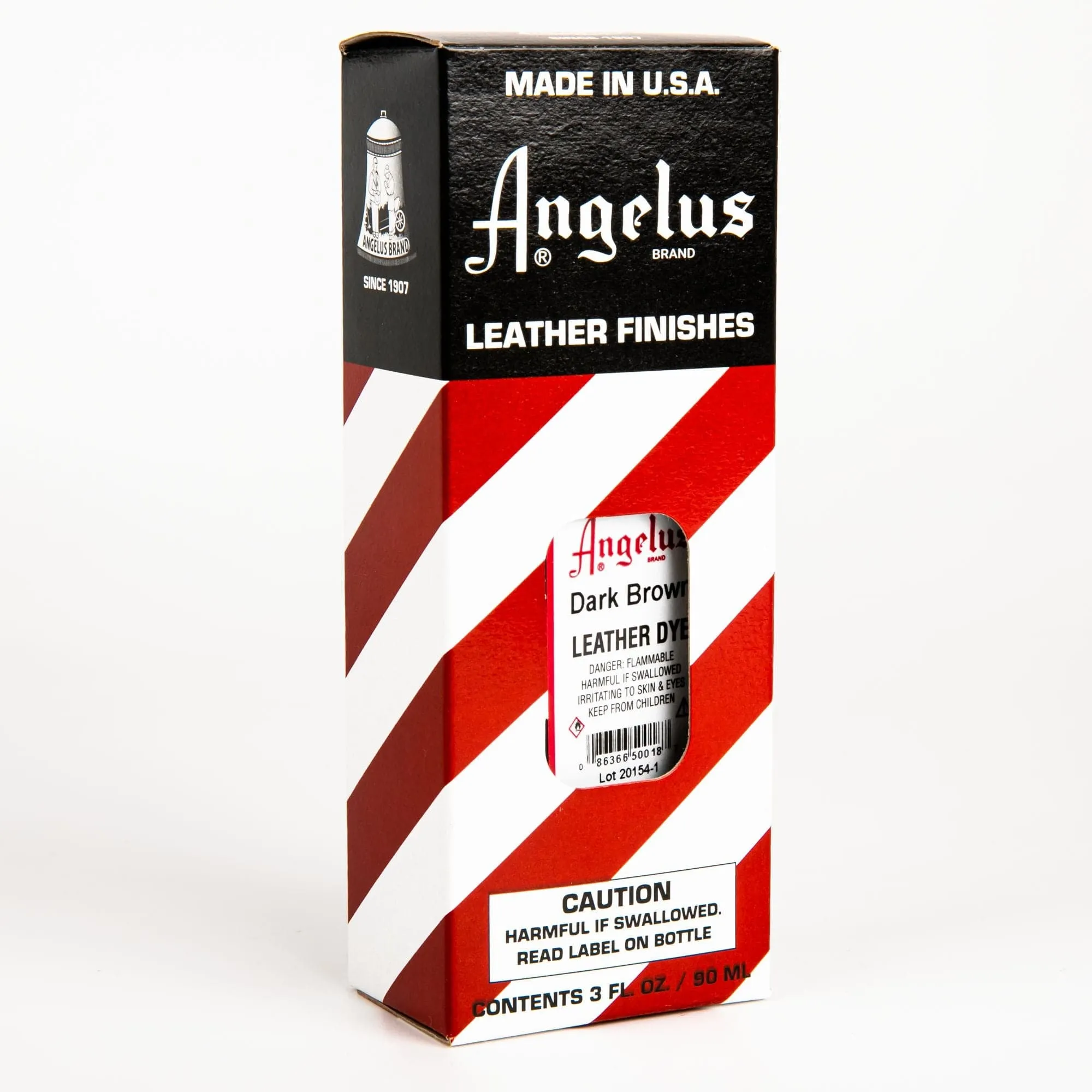 Angelus Leather Dye Dark Brown #018 3Oz/88.72Ml