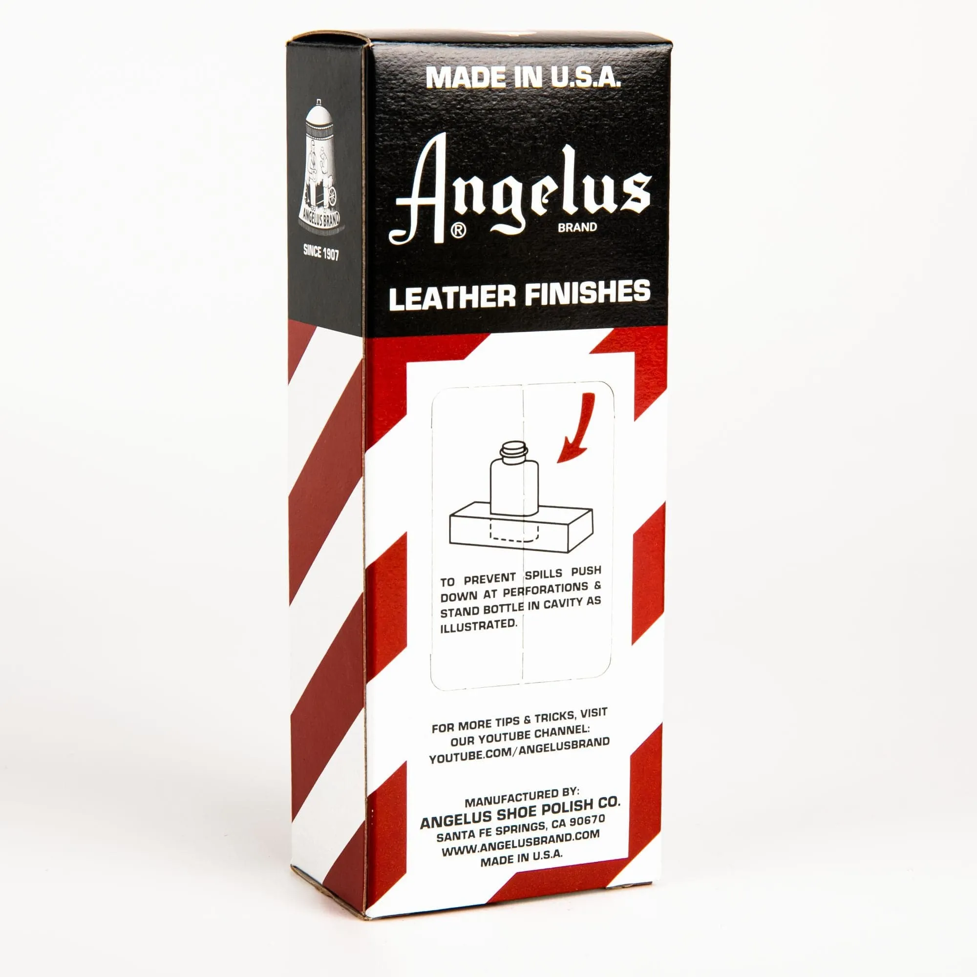 Angelus Leather Dye Dark Brown #018 3Oz/88.72Ml