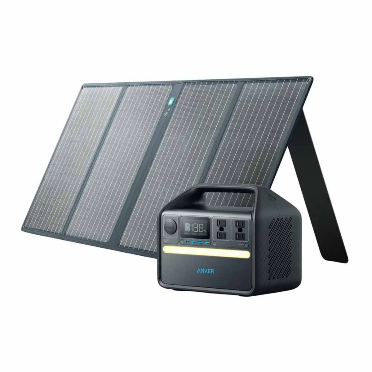 Anker 535 Solar Generator - PowerHouse 512Wh with 100W Solar Panel