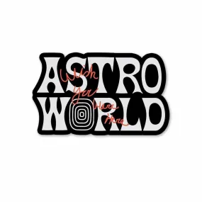 Astro World Sticker