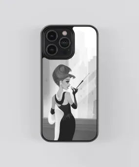 Aubrey Hepburn Breakfast at Tiffany's Pop Culture Glass Phone Case Cover