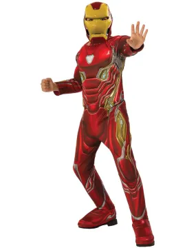 Avengers Infinity War Boys Deluxe Iron Man Costume