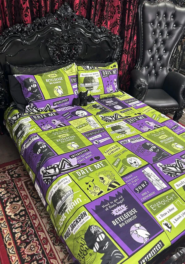 Beetlejuice Beetlejuice: Bio Exorcist [King] | DOUBLE SIDED QUILT SET [PREORDER]