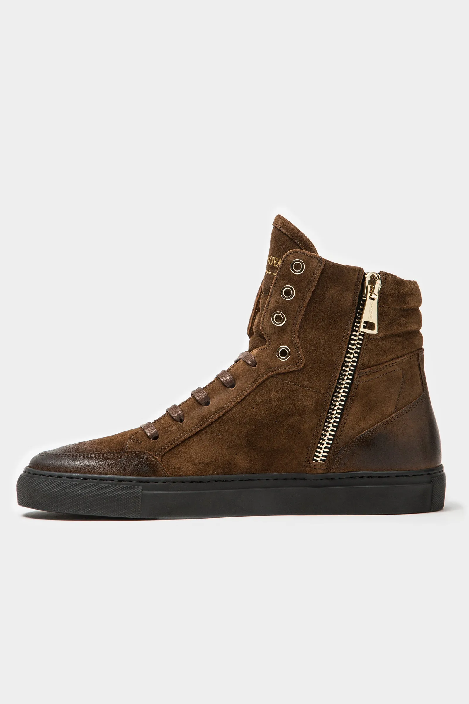 Belmondo High - Chocolate Suede