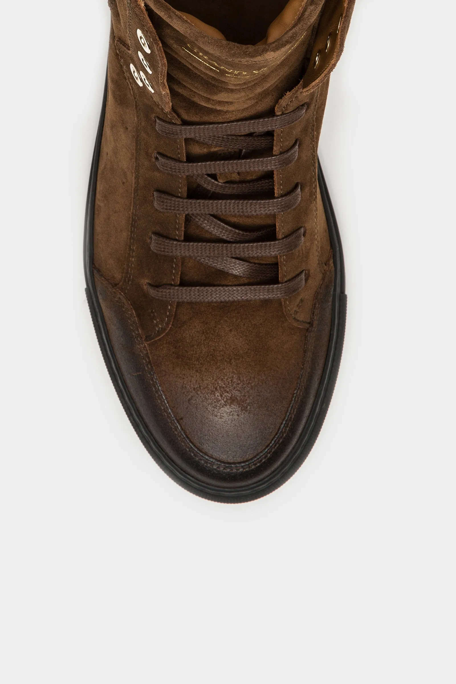 Belmondo High - Chocolate Suede