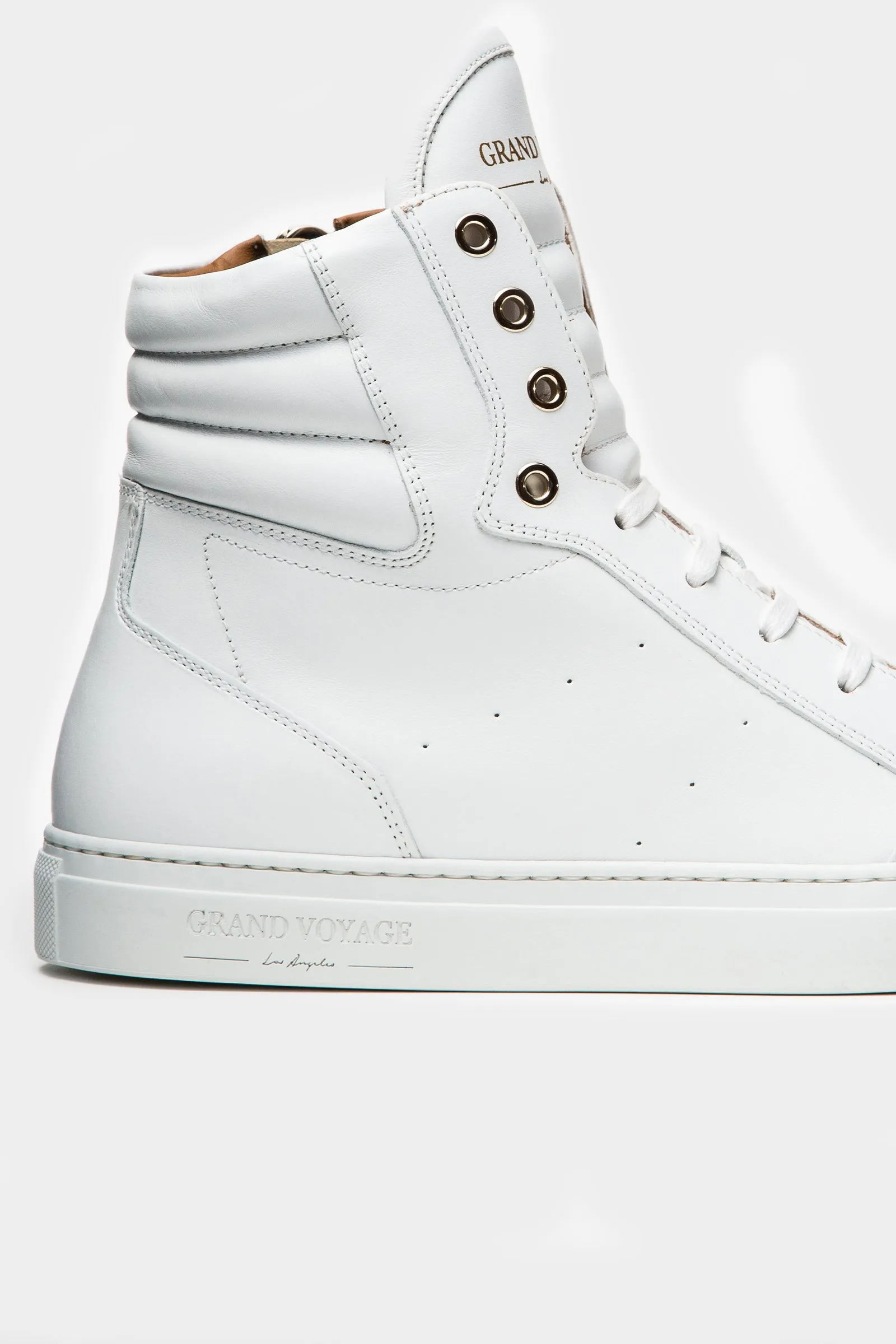 Belmondo High - White Leather