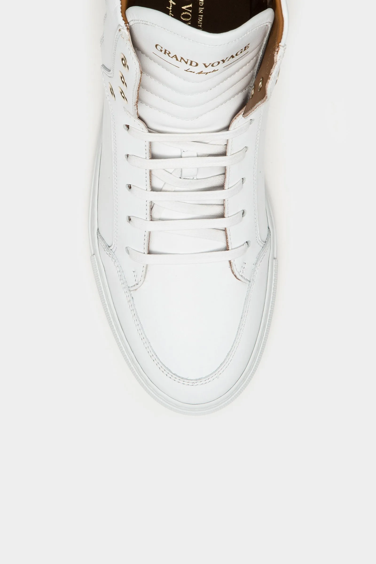 Belmondo High - White Leather