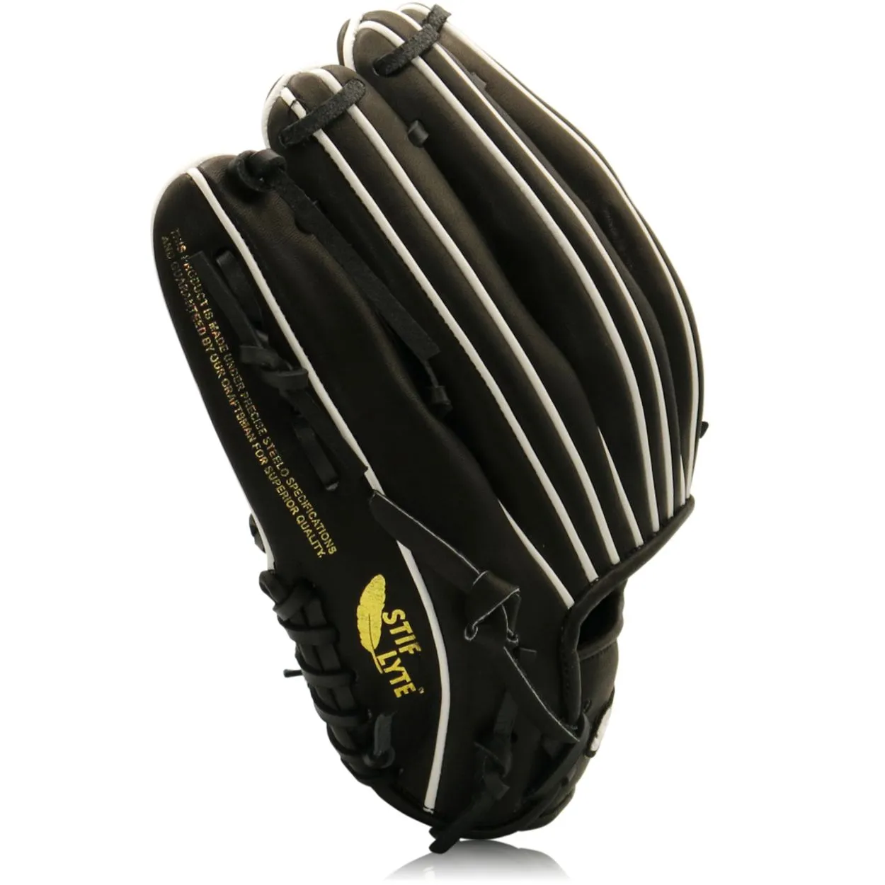 Black 'Hype 1' PRO HYDE™ Series Pitcher's Glove - 11.50 Inch RHT