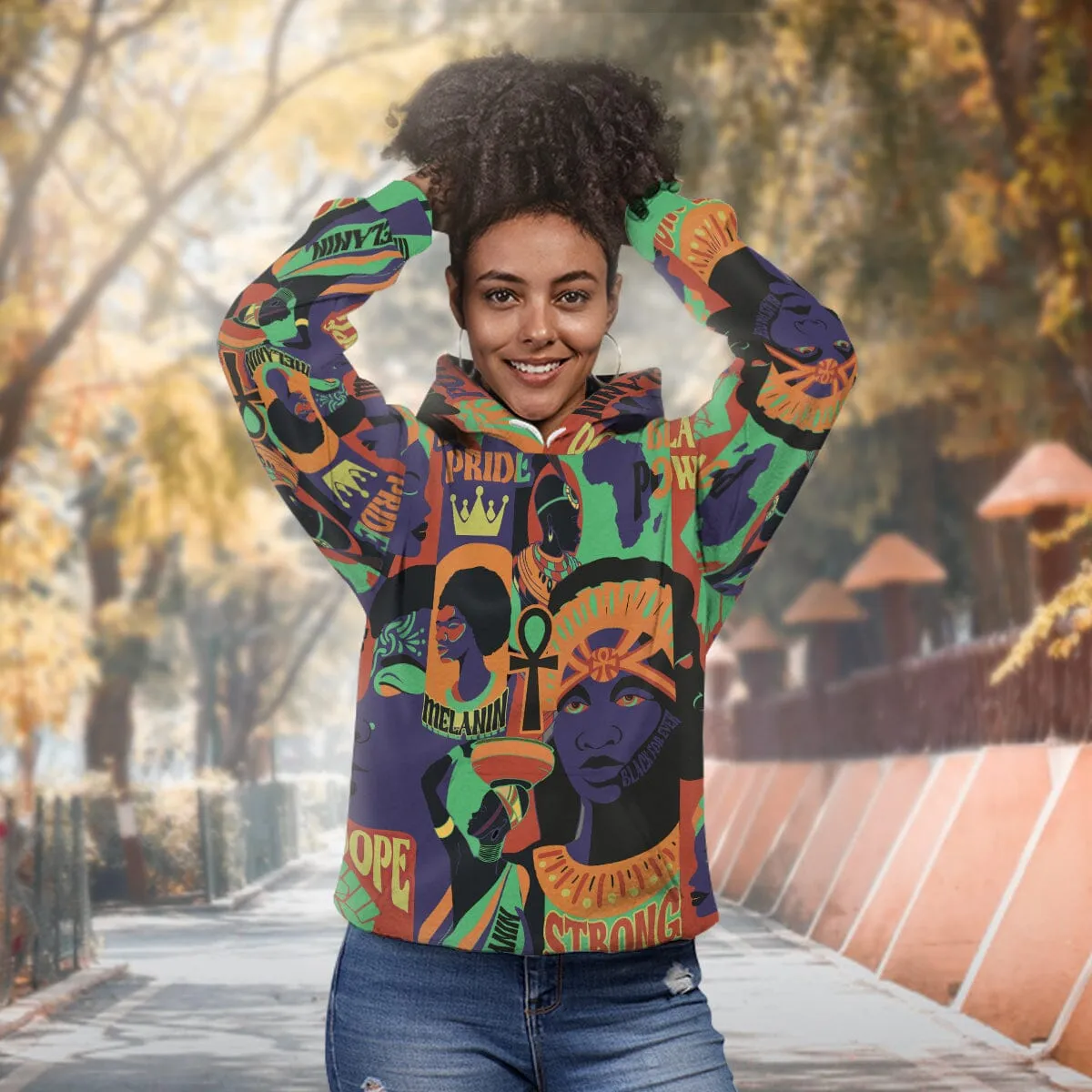 Black Pride Pop Art All-over Hoodie