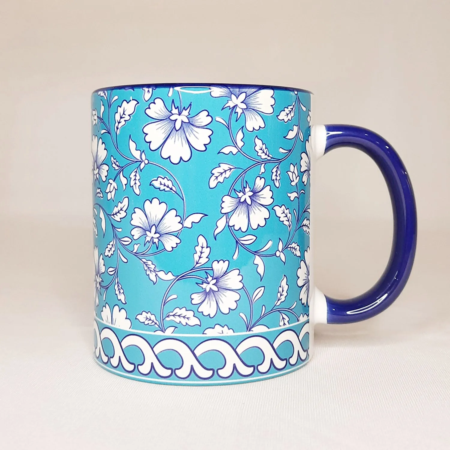 Blue Pottery Turq Coffee Mug 300 ml