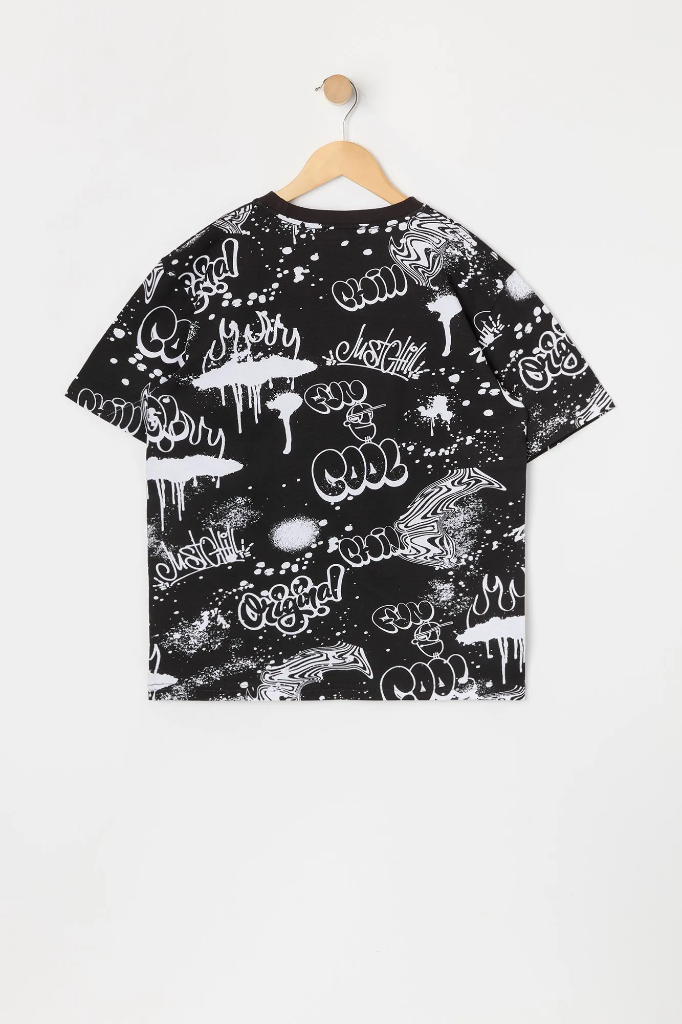 Boys Graffiti Print T-Shirt