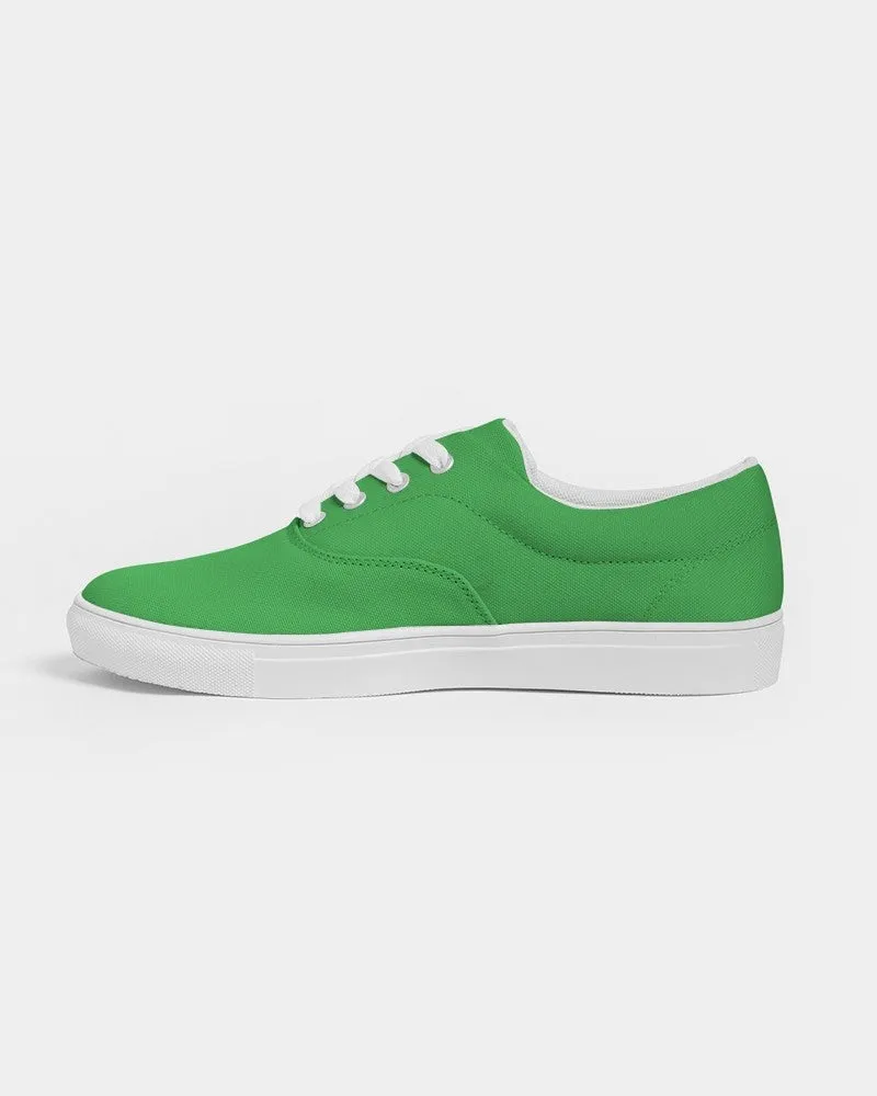 Bright Green Women's Canvas Sneakers | Women's | Bright Pure Green | C75M0Y100K0