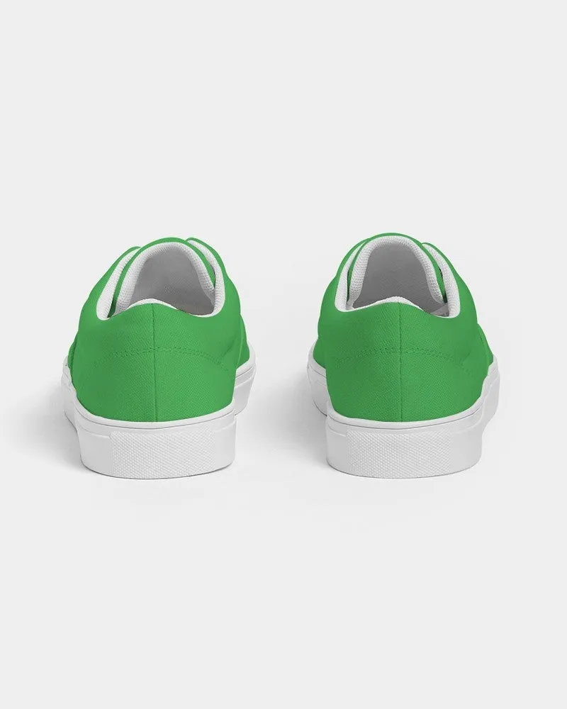 Bright Green Women's Canvas Sneakers | Women's | Bright Pure Green | C75M0Y100K0