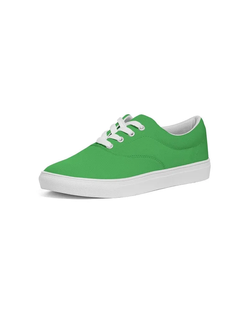 Bright Green Women's Canvas Sneakers | Women's | Bright Pure Green | C75M0Y100K0