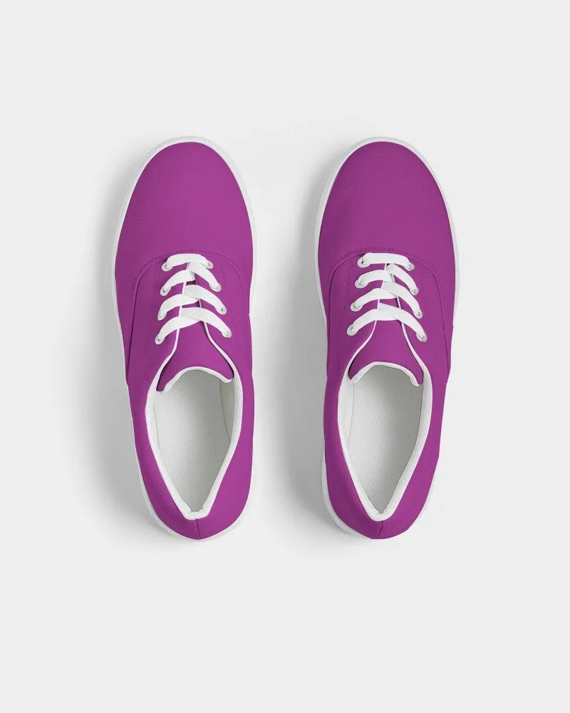 Bright Purple Men's Canvas Sneakers | Men's | Bright Pure Purple | C38M100Y0K0