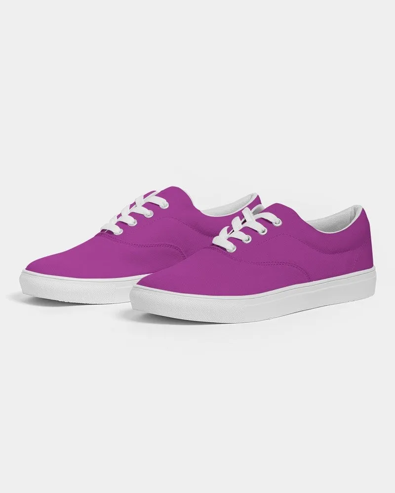 Bright Purple Men's Canvas Sneakers | Men's | Bright Pure Purple | C38M100Y0K0