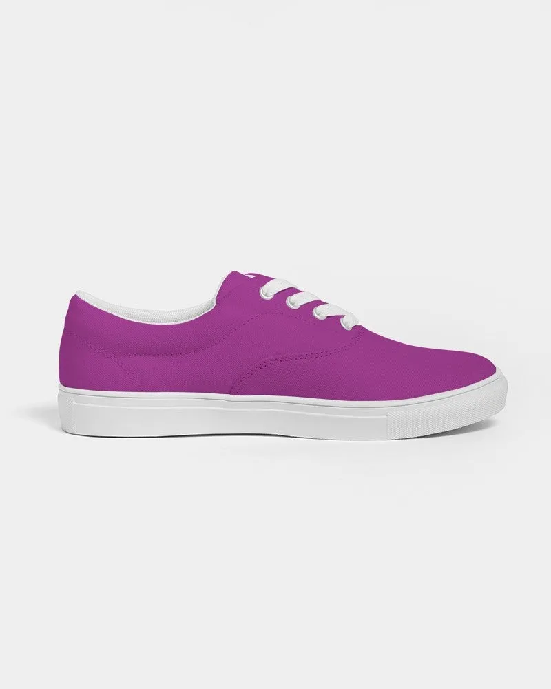 Bright Purple Men's Canvas Sneakers | Men's | Bright Pure Purple | C38M100Y0K0