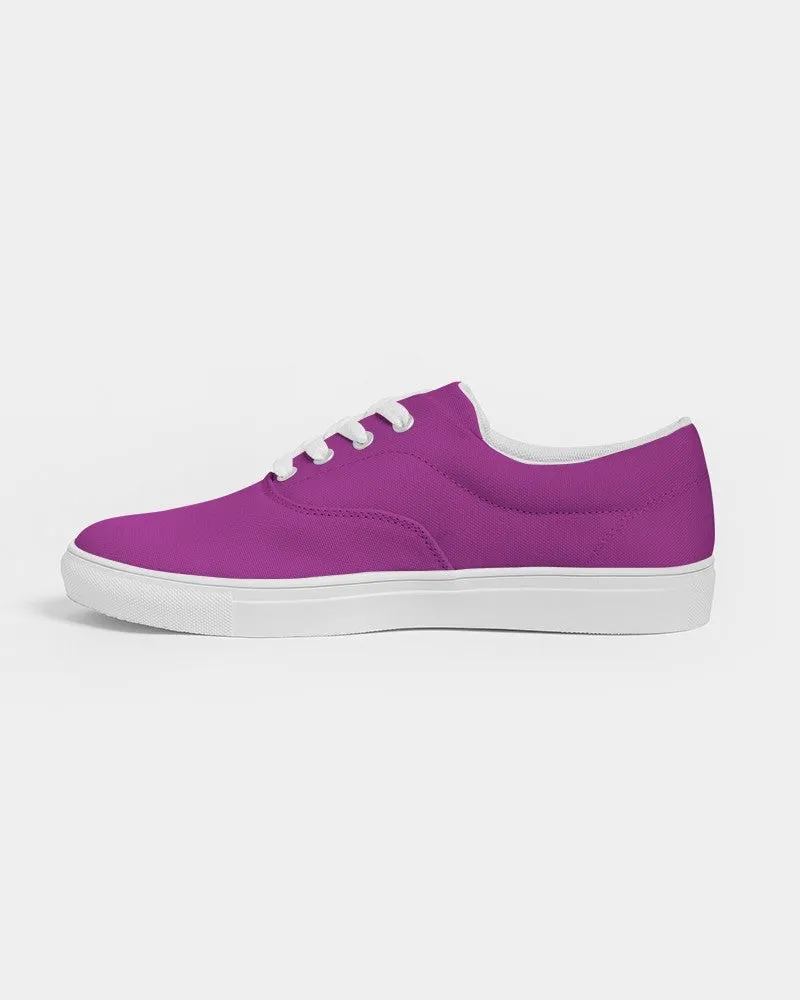 Bright Purple Men's Canvas Sneakers | Men's | Bright Pure Purple | C38M100Y0K0