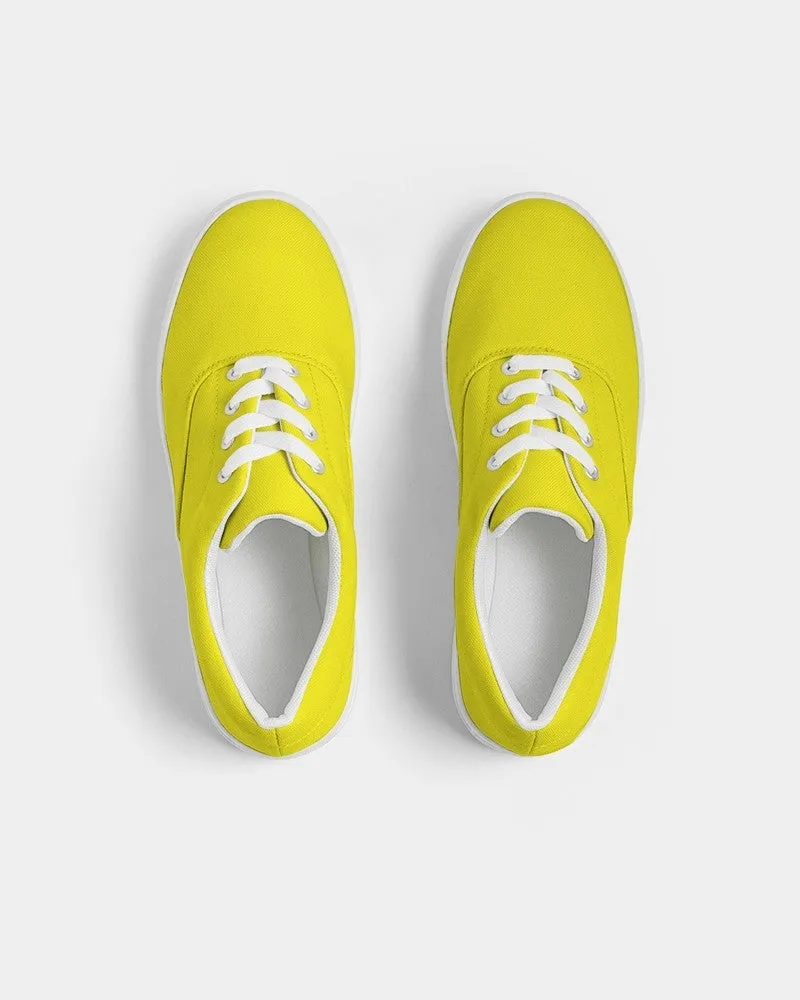 Bright Yellow Women's Canvas Sneakers | Women's | Bright Pure Yellow | C0M0Y100K0