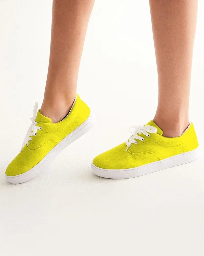 Bright Yellow Women's Canvas Sneakers | Women's | Bright Pure Yellow | C0M0Y100K0