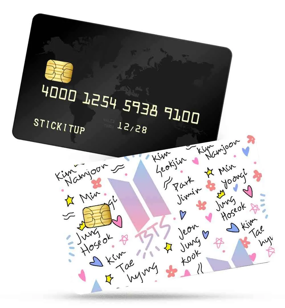 BTS Credit Card Skin