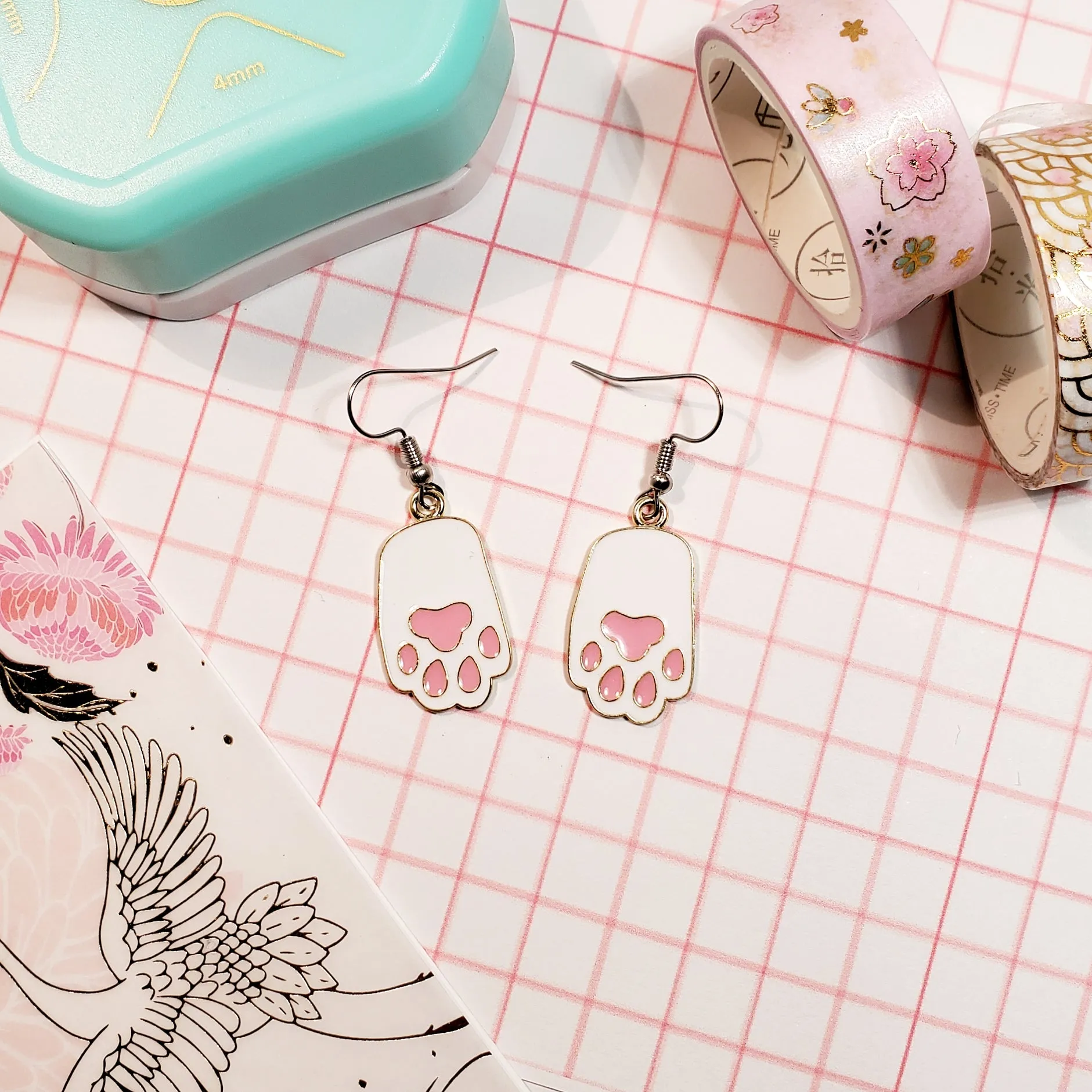 Cat Paw Earrings