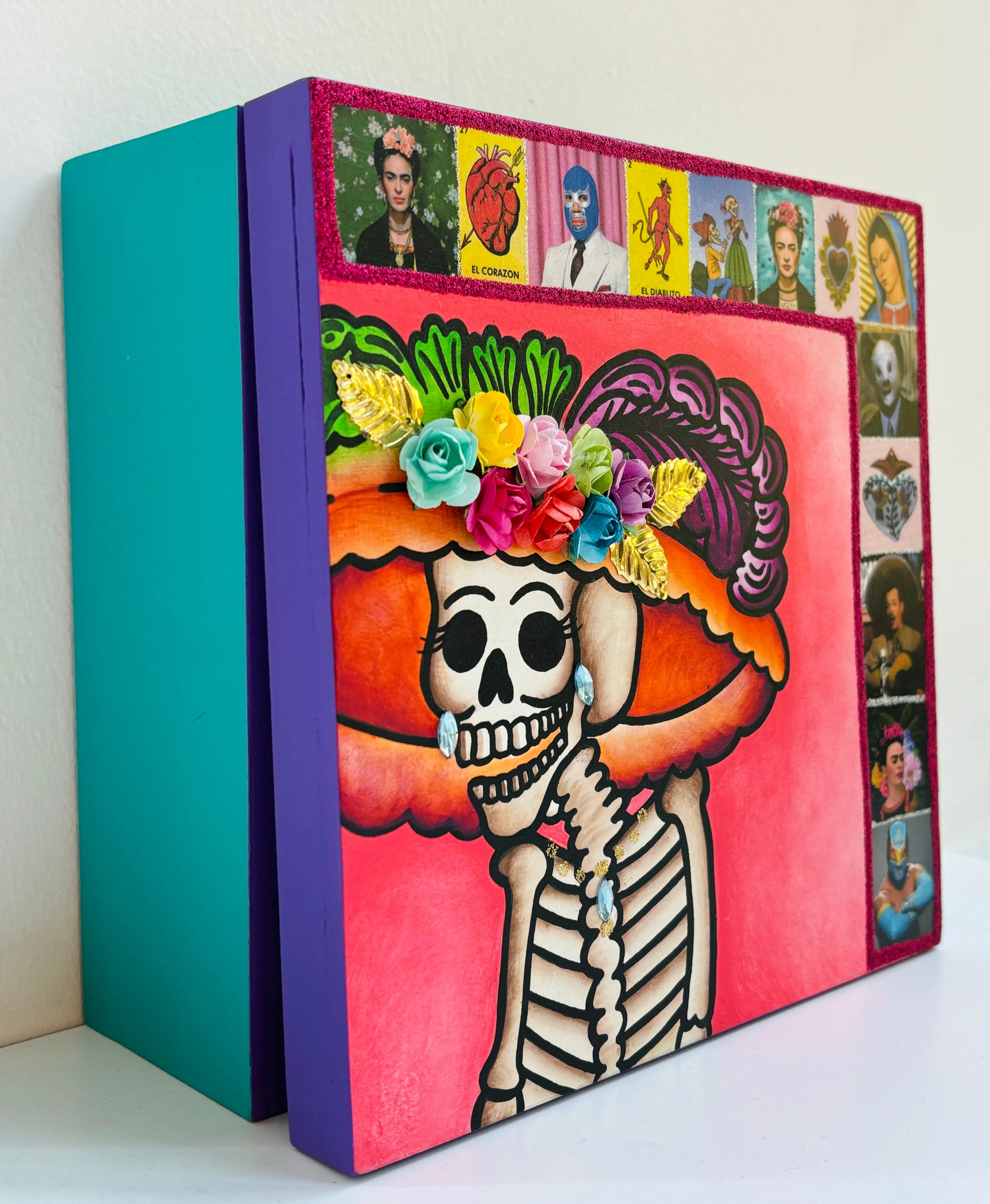 “Catrina” Tea Chest / Jewelry Box