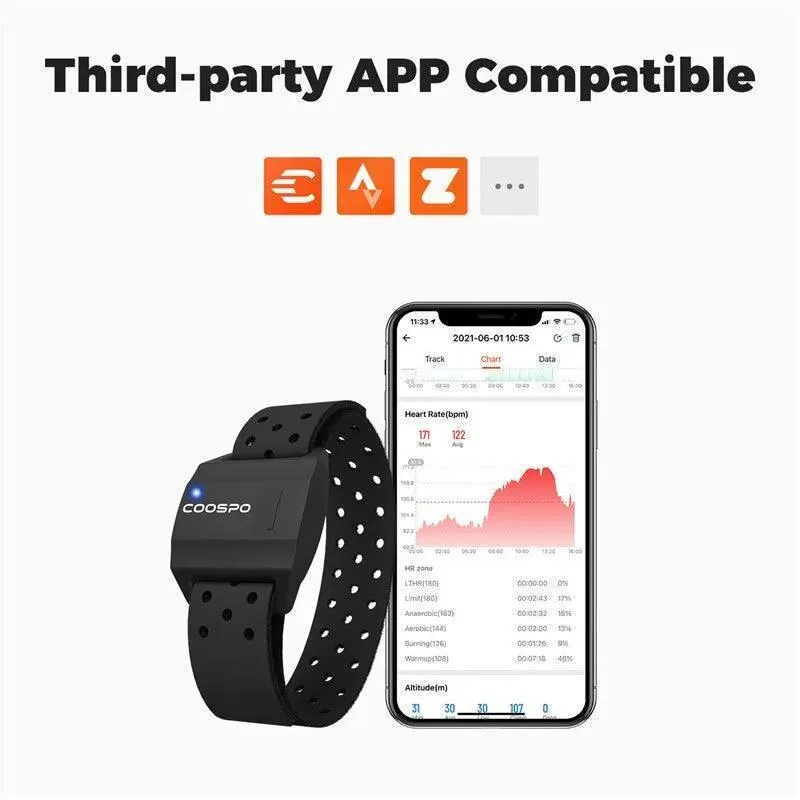 COOSPO Cycling Heart Rate Monitor: Elevate Performance with Precision Tracking.