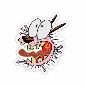 Courage the Cowardly Dog Sticker