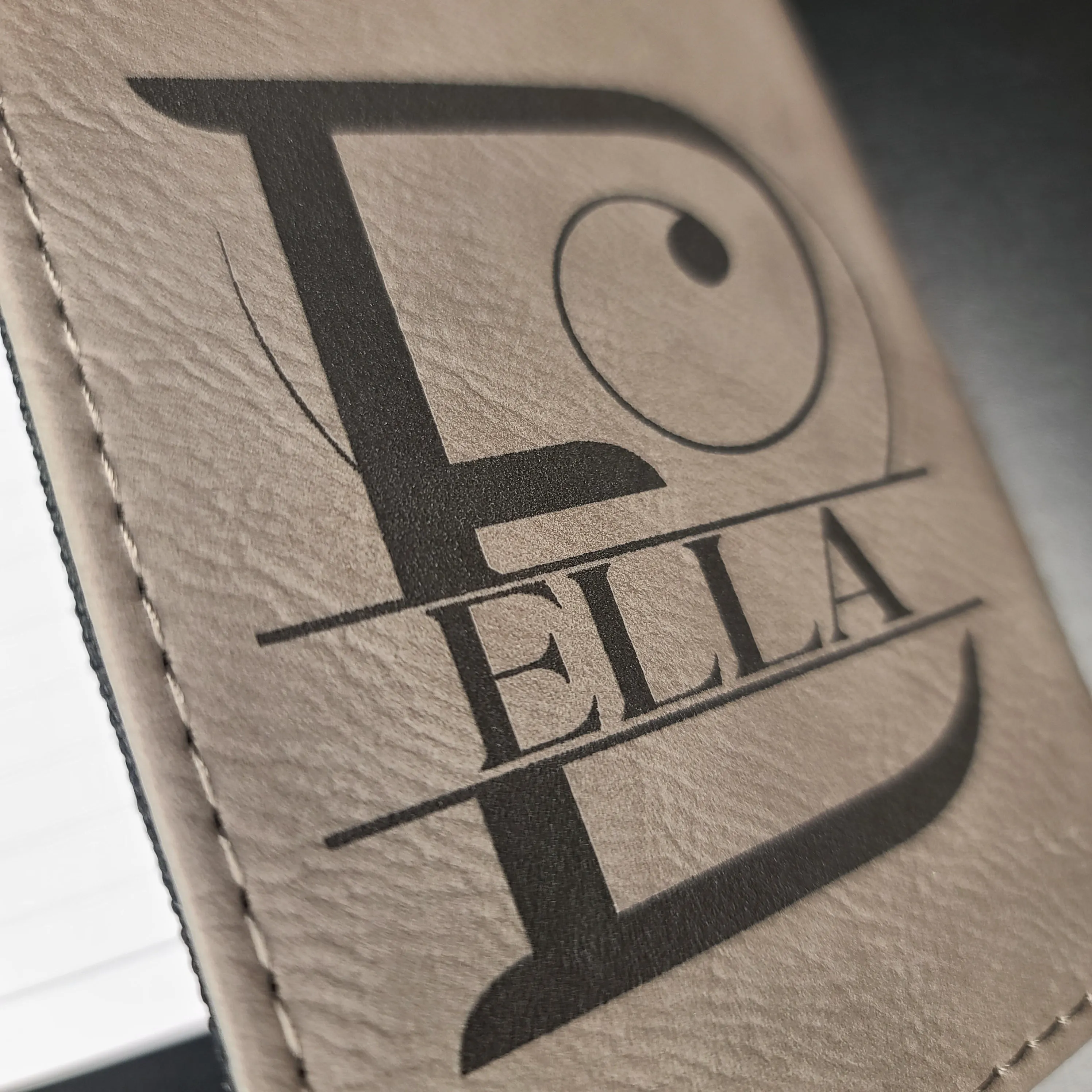 Custom Engraved Monogram Portfolio with Refillable Notepad | Graduation Gift