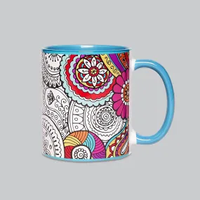 Doodle Mandala Coffee Mug 300 ml