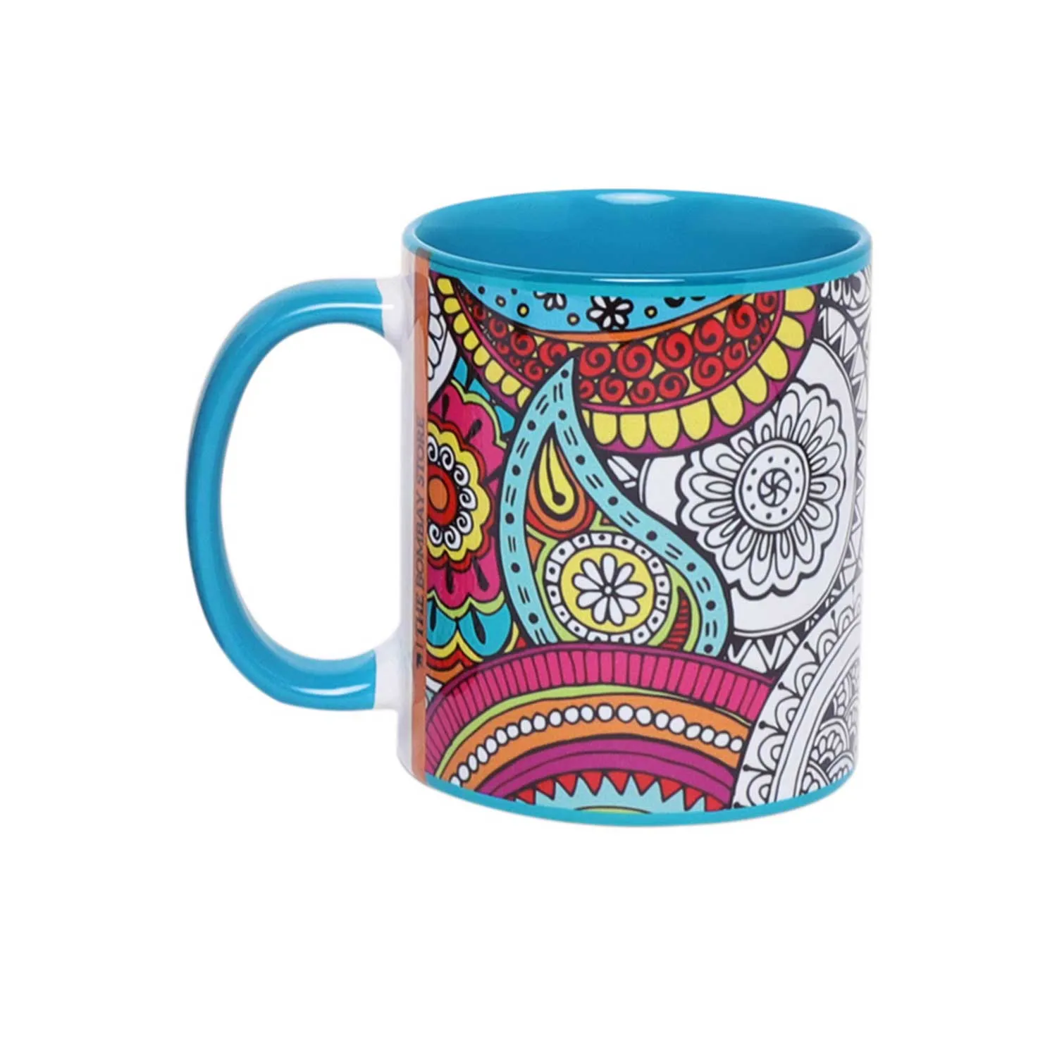 Doodle Mandala Coffee Mugs Set of 2 (300 ml each)