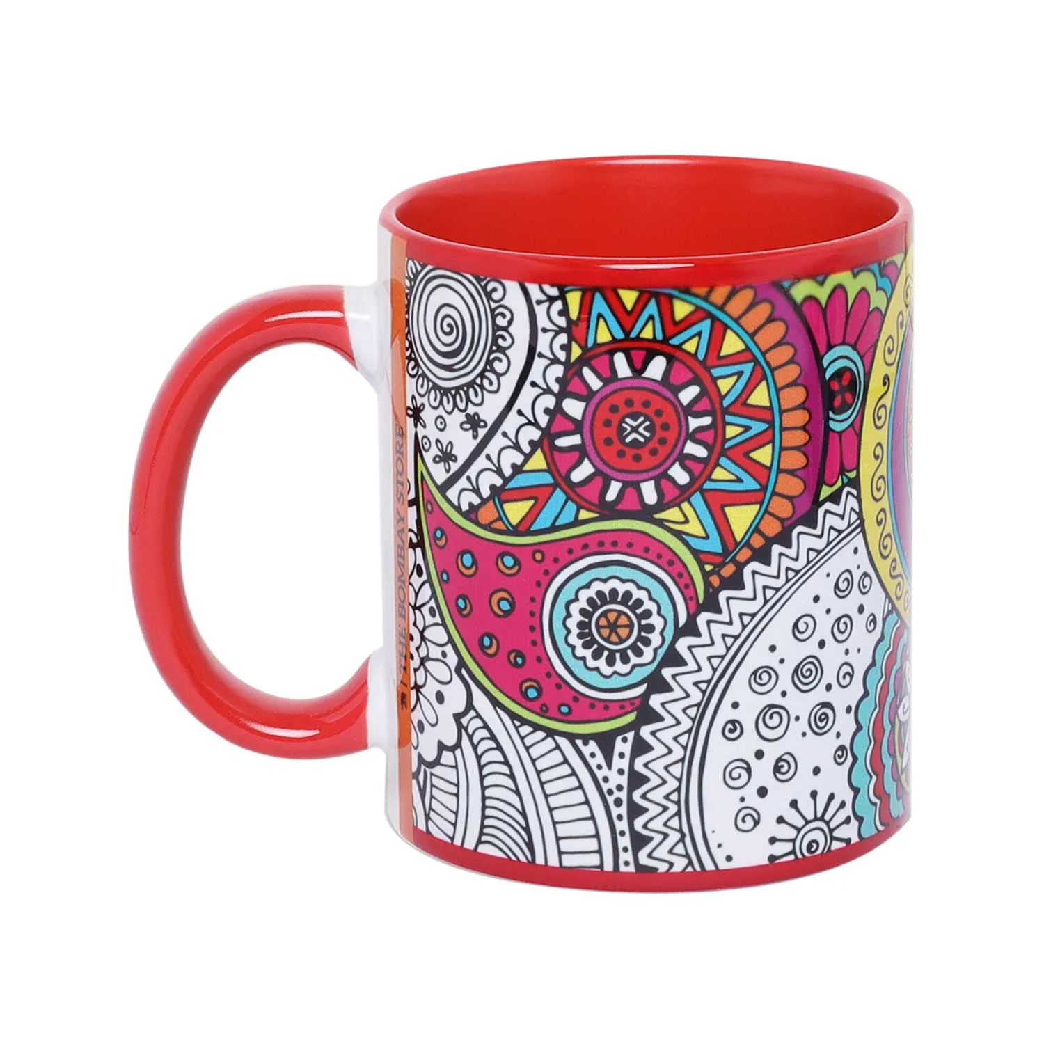 Doodle Mandala Coffee Mugs Set of 2 (300 ml each)