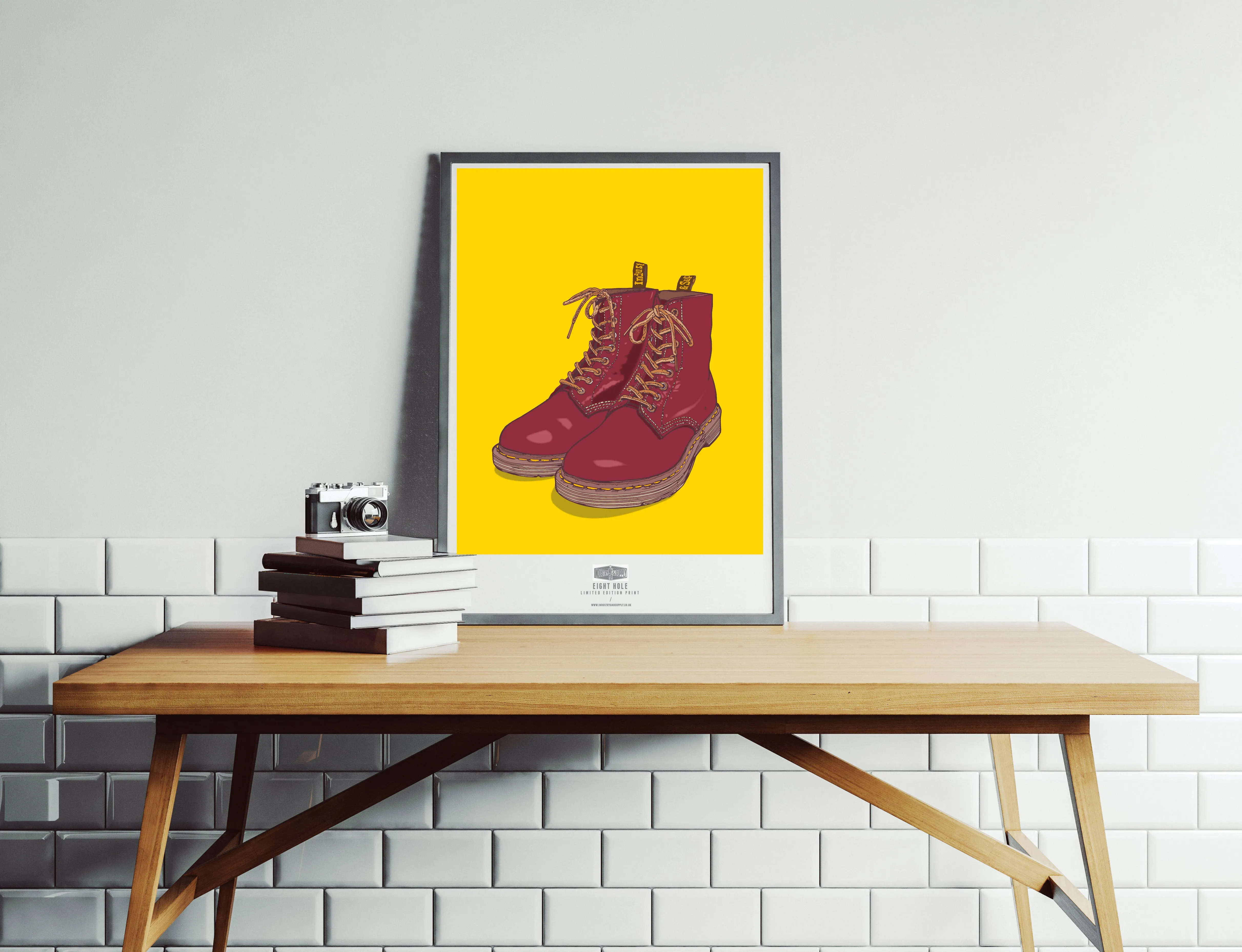 EIGHT HOLE DOC MARTENS WALL ART PRINT